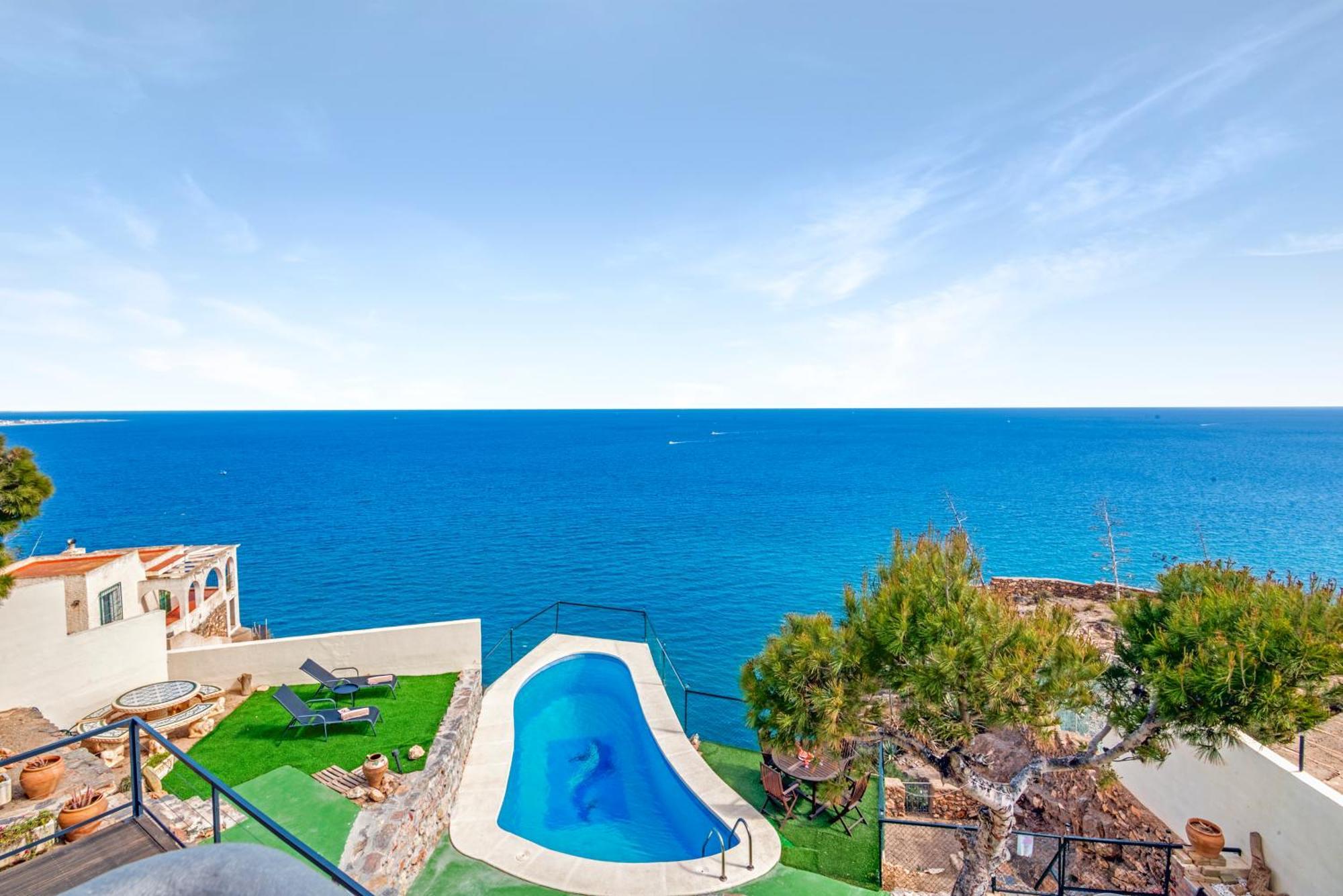 Villa Infinity Sea Views I Pool I Bbq I Jacuzzi Almería Exteriér fotografie
