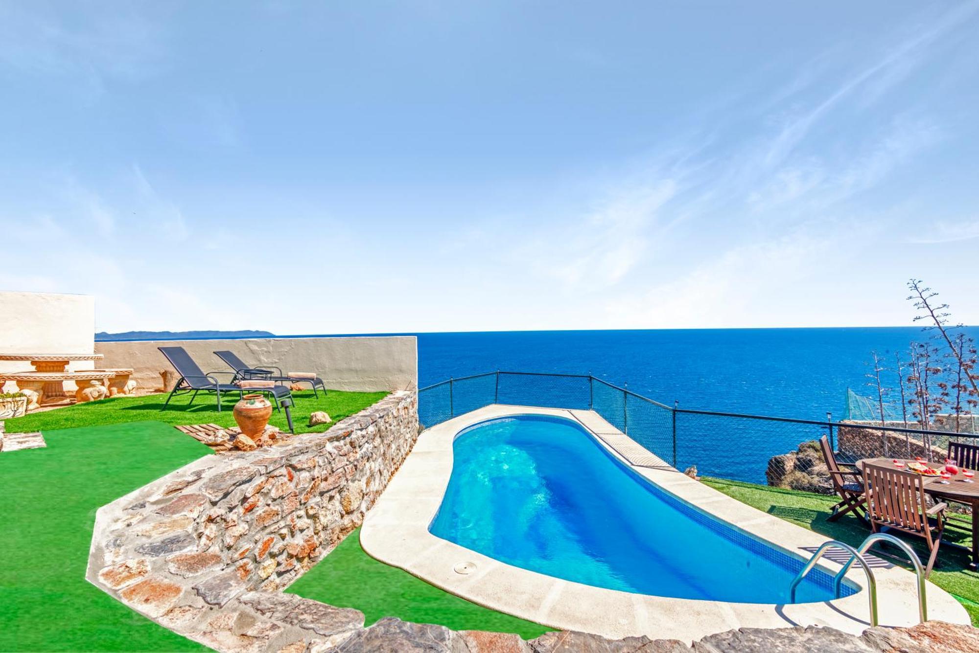 Villa Infinity Sea Views I Pool I Bbq I Jacuzzi Almería Exteriér fotografie